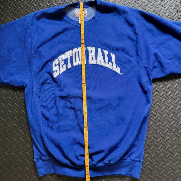 Seton Hall University Y2K Era Steve And Barry's Crewneck Sweatshirt, XXL, Used - Picture 8 of 11